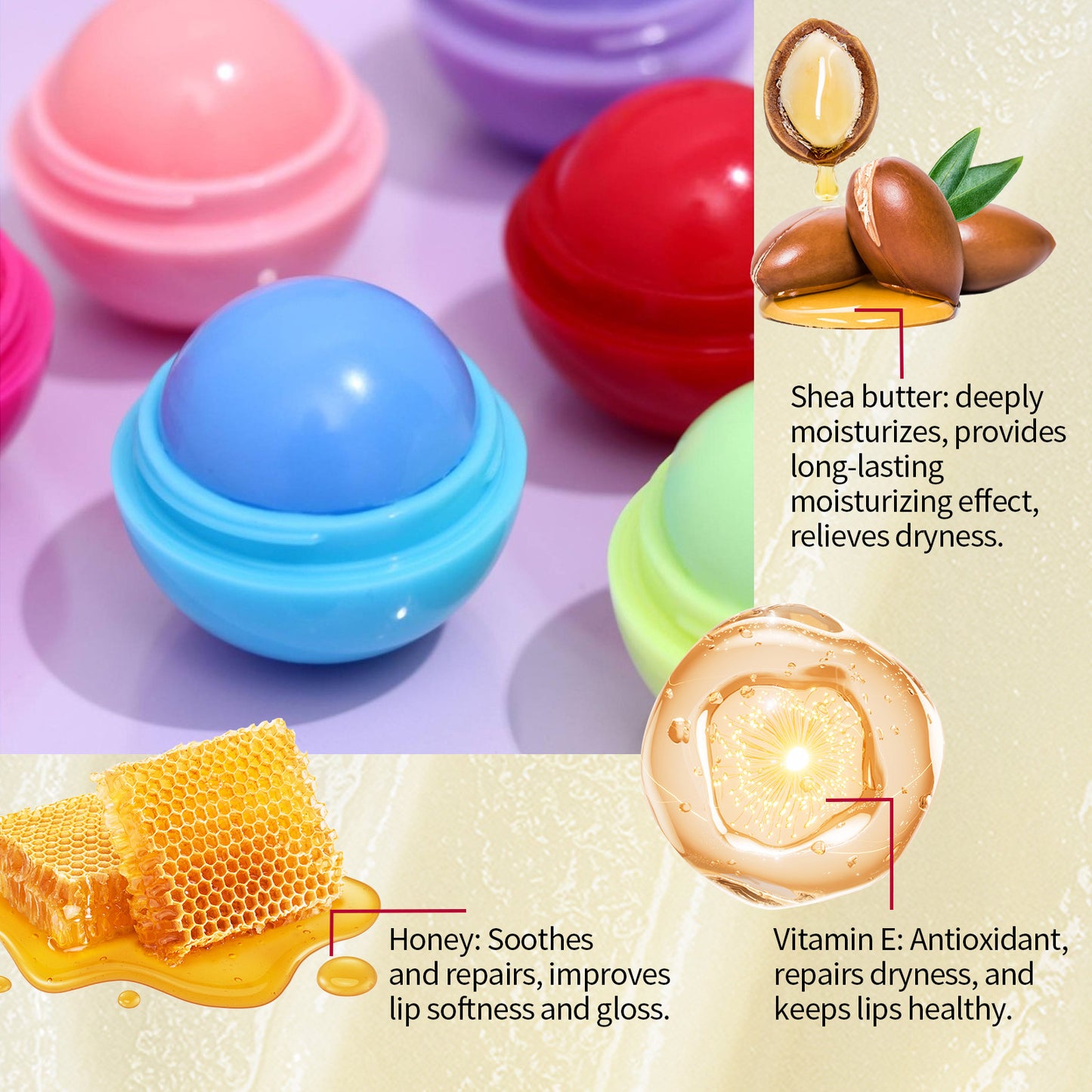 Moisturizing Lip Balm Care And Hydrating